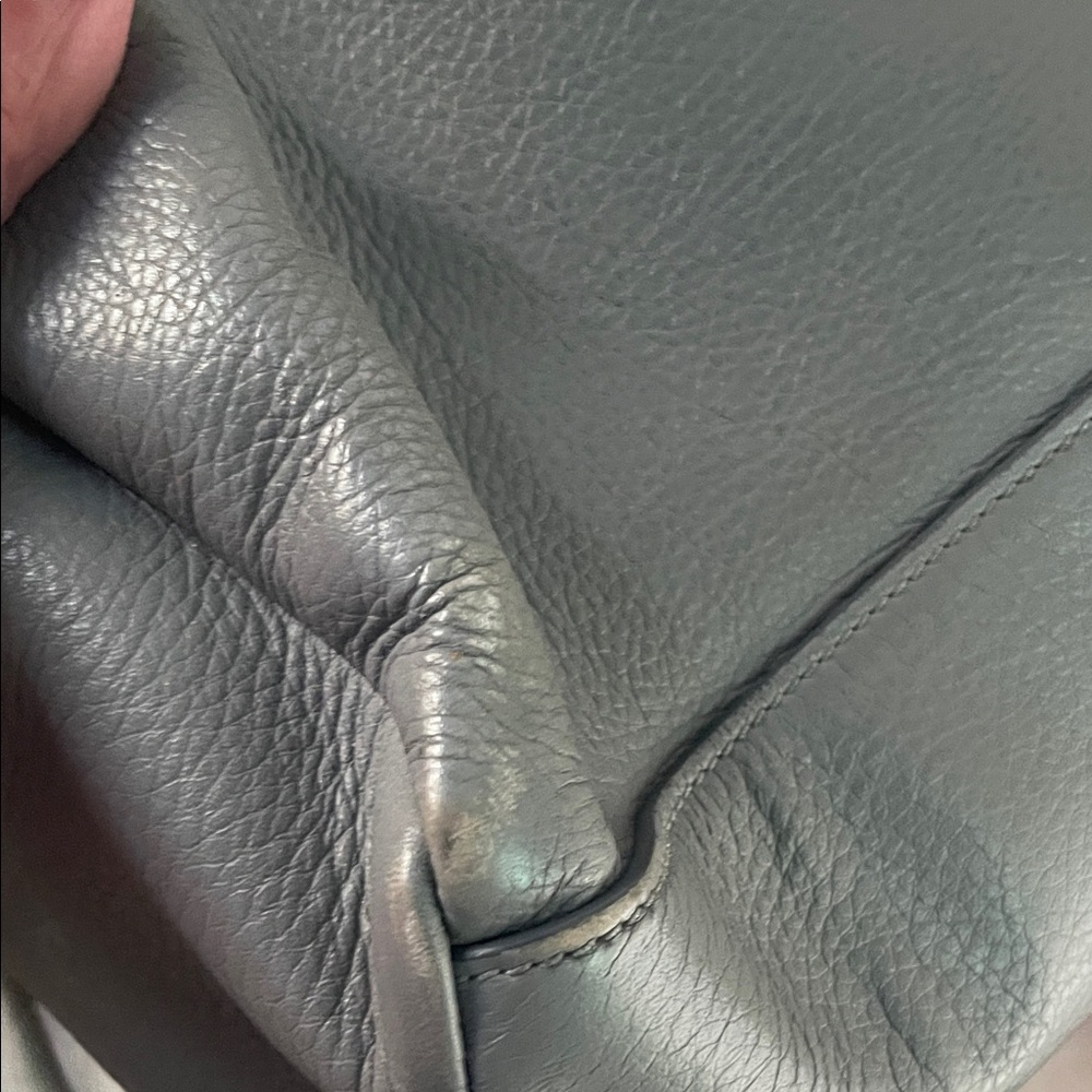 Givenchy Grey/ Silver Leather Crossbody Bag - image 3